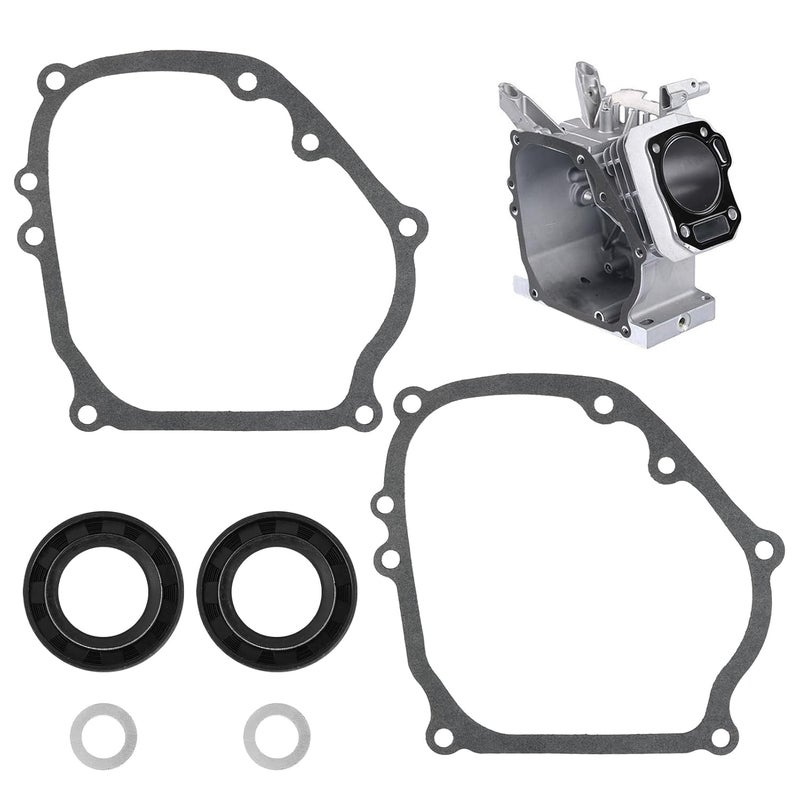 TNJPSEK Predator 212 Side Cover Gasket, 212cc Crankshaft Case Oil Seal Crush Washers Kit for GX160 GX200 196cc 200cc 224cc CT200U BT200X MB200 Go Karts Mini Bikes Engine (11381-ZH8-801) - Image 1